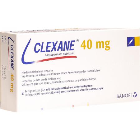 Clexane Inj L&ouml;s 40 mg/0.4ml 2 Fertspr 0.4 ml - PrimeCare Global